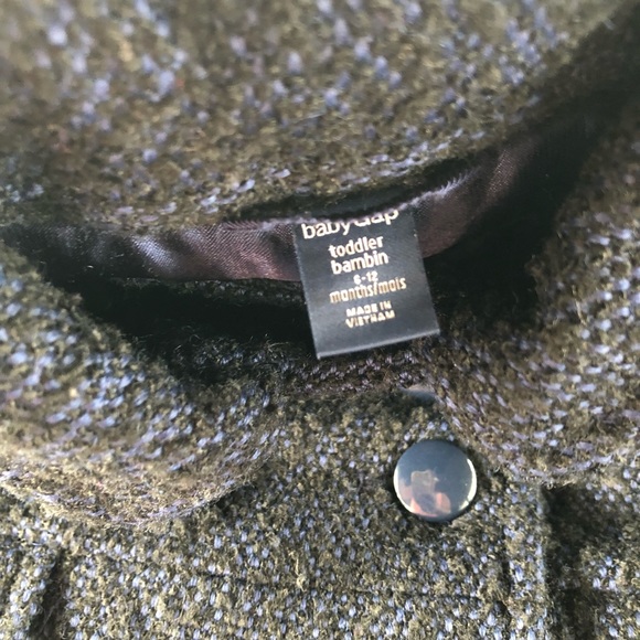 Baby Gap Dark Blue Peacoat Size 6-12 - Picture 2 of 7